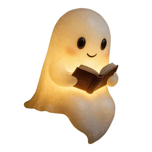 Halloween Ghost Led Night Light Ghost Table Lamp Book Light Cute Cartoon Birthday Gifts for Bedroom Bedside Sleep