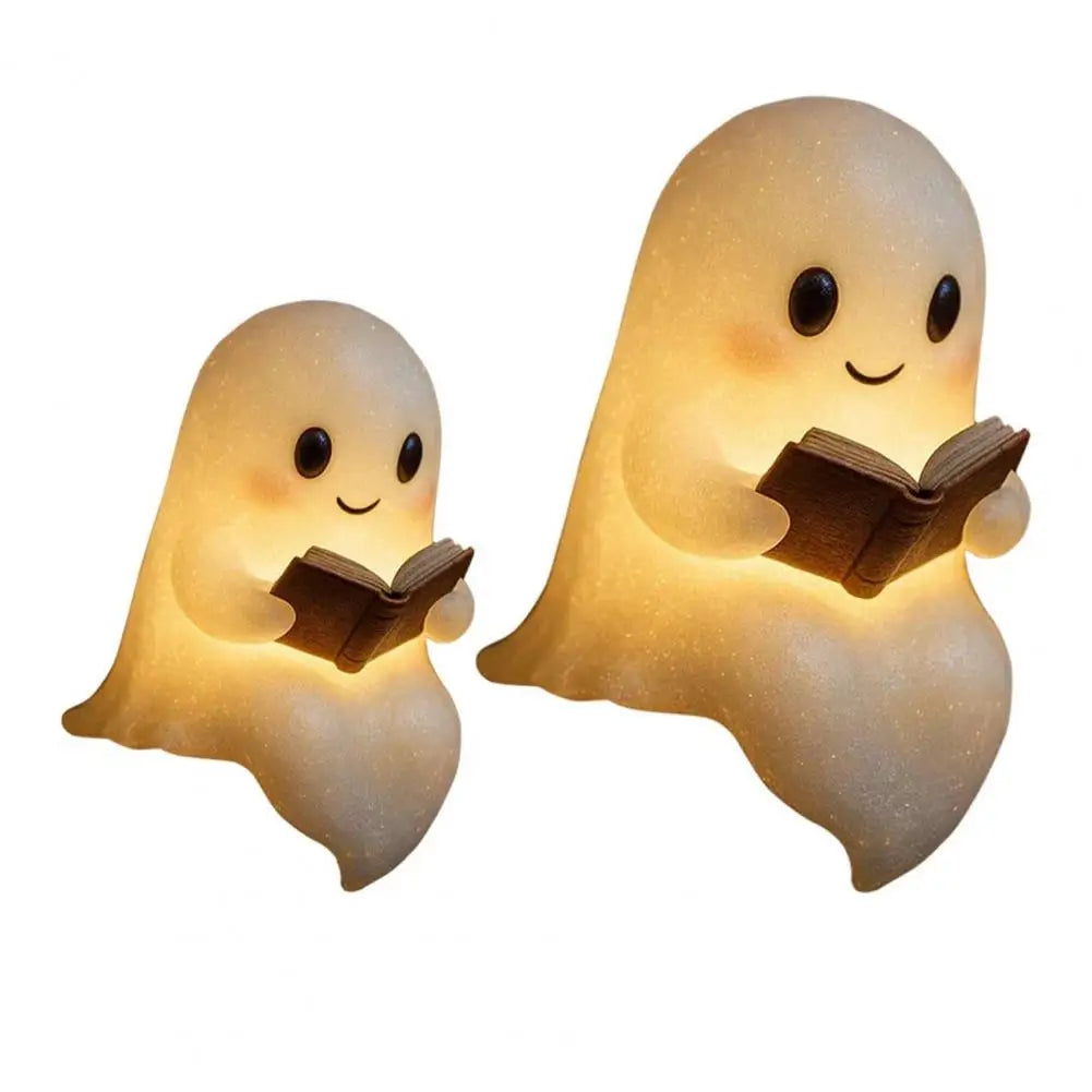 Halloween Ghost Led Night Light Ghost Table Lamp Book Light Cute Cartoon Birthday Gifts for Bedroom Bedside Sleep